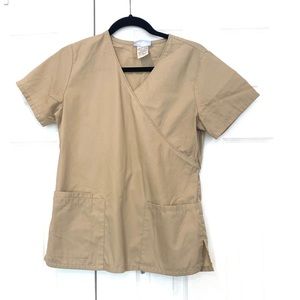 COPY - Scrubs Women’s Scrub top beige with waist tie